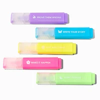 Inspirational Messages Neon Highlighter Set - 5 Pack