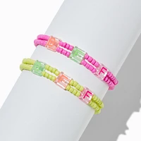 Best Friends Neon Beaded ''BFF'' Stretch Bracelets - 2 Pack