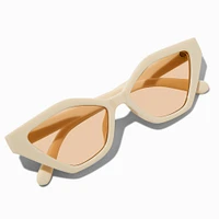 Nude Matte Geometric Sunglasses