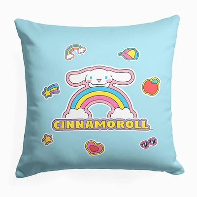 Cinnamoroll® Stickers Printed Throw Pillow (ds)