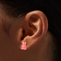 Red Gummy Bears® Sterling Silver Post Stud Earrings