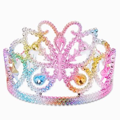 Claire's Club Pastel Butterfly Jeweled Tiara