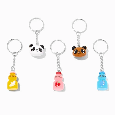 Critters & Yogurt Best Friends Keychains - 5 Pack