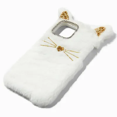 Furry White Kitty Cat Phone Case