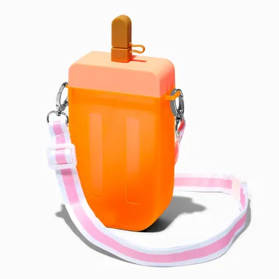 Coral Popsicle Lanyard Water Bottle