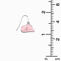 Pink Cowboy Hat 0.5" Drop Earrings