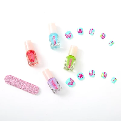 Claire's Club Springtime Nail Kit Treasure Chest