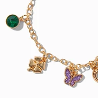 Gold-tone Lucky Charm Bracelet