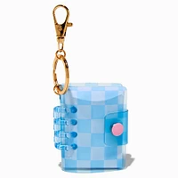 Checkered Mini Diary Keychain