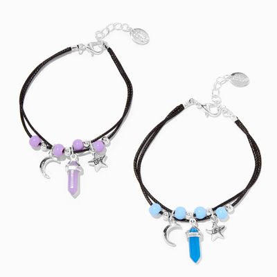 Best Friends Glow-In-The-Dark Mystical Gem Multi-Strand Bracelets - 2 Pack