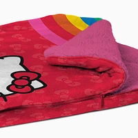 Hello Kitty® Pink Pride Silk Touch Throw Blanket Sherpa Slumber Bag (ds)