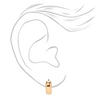 Gold 15MM Huggie Hoop Earrings