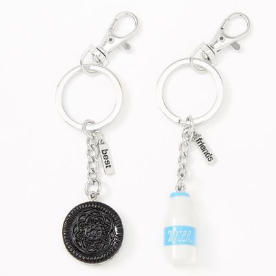 Milk & Cookies Best Friends Keychains - 2 Pack