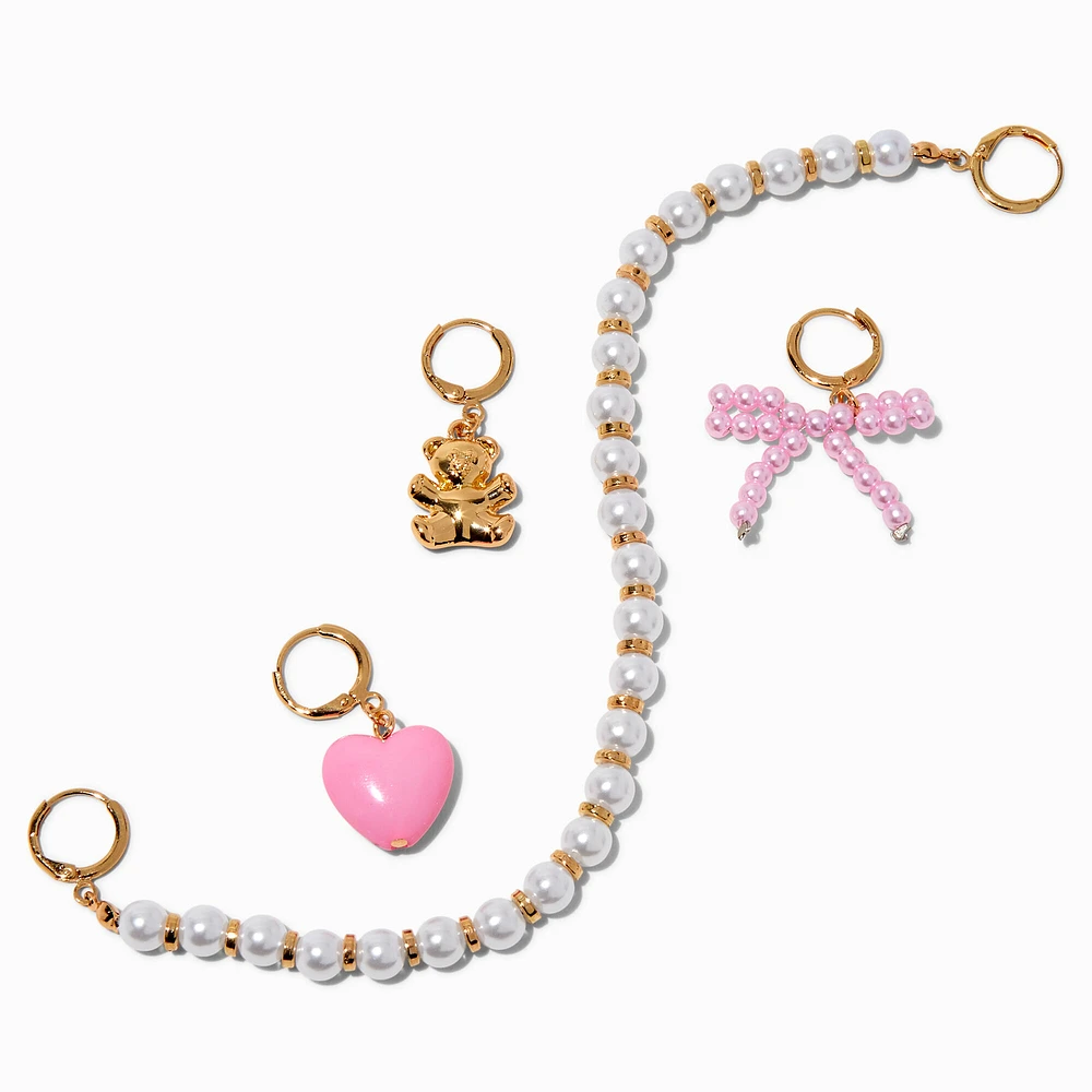 DIY Pretty Pearl Beaded Shoelace Charm Kit