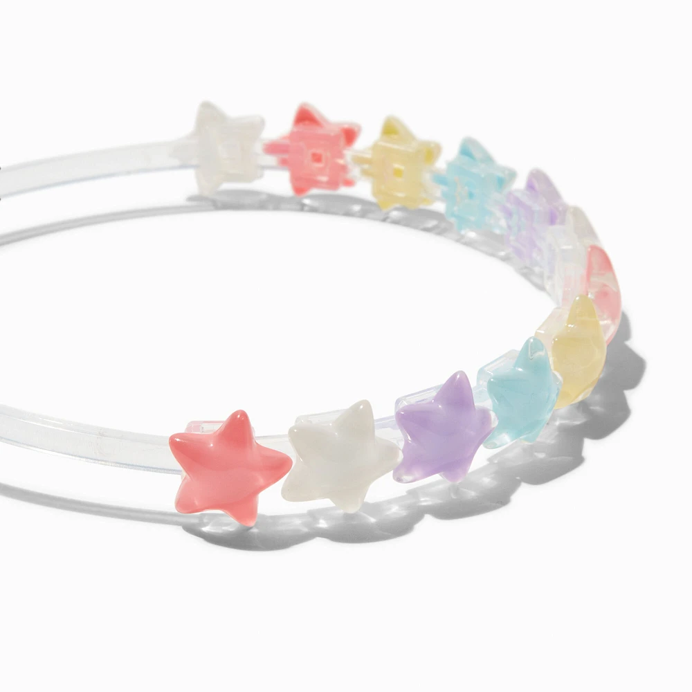 Colorful Puffy Star Headband