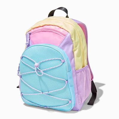 Pastel Colorblock Functional Backpack