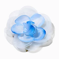 Purple & Blue Flower Hair Clips - 2 Pack