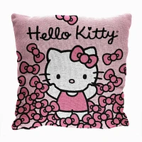 Hello Kitty® Pink Bows Jacquard Pillow (ds)