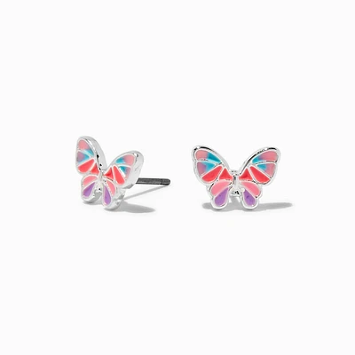 Mini UV Color-Changing Butterfly Stud Earrings