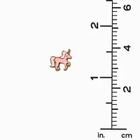 Pink Unicorn Stud Earrings - 9 Pack