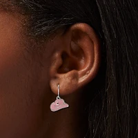 Pink Cowboy Hat 0.5" Drop Earrings