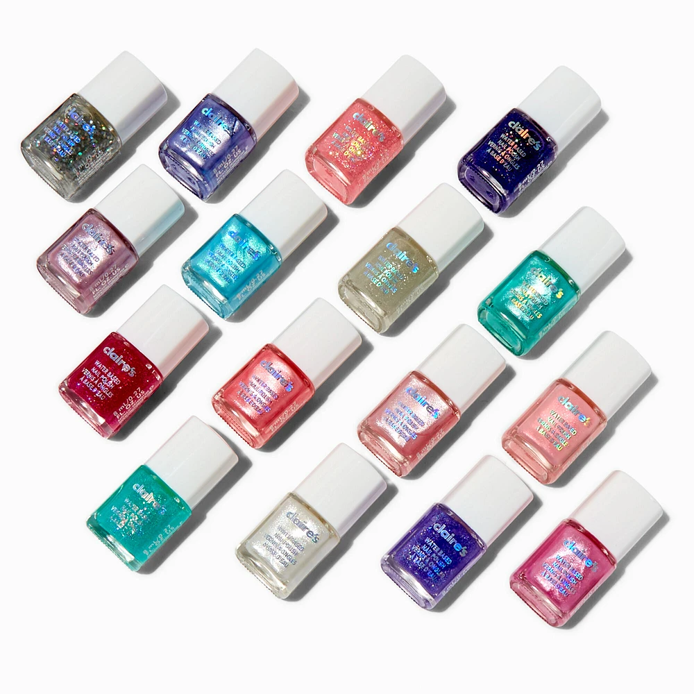 Holiday Peel Off Nail Polish Set - 16 Pack