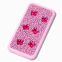 Pink Butterfly Bling Cell Phone Makeup Set