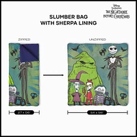 The Nightmare Before Christmas™ Sweet Dreams Silk Touch Throw Blanket Sherpa Slumber Bag (ds)