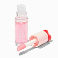 Red Heart Pink Lip Oil