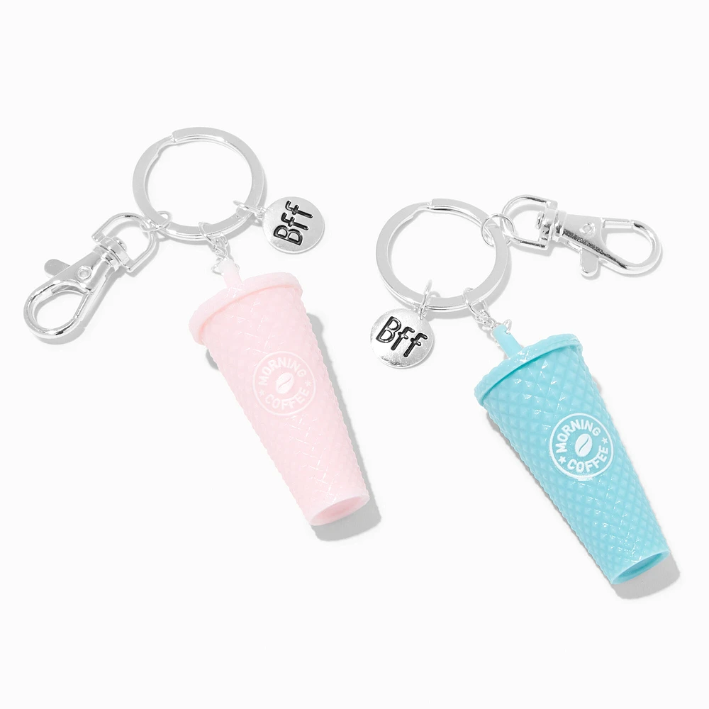 Coffee Tumbler Best Friends Keychains - 2 Pack