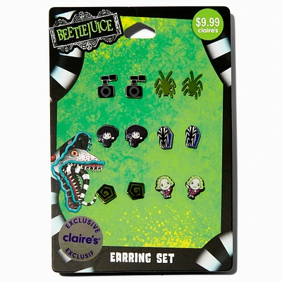 Beetlejuice™ Claire's Exclusive Stud Earrings - 6 Pack