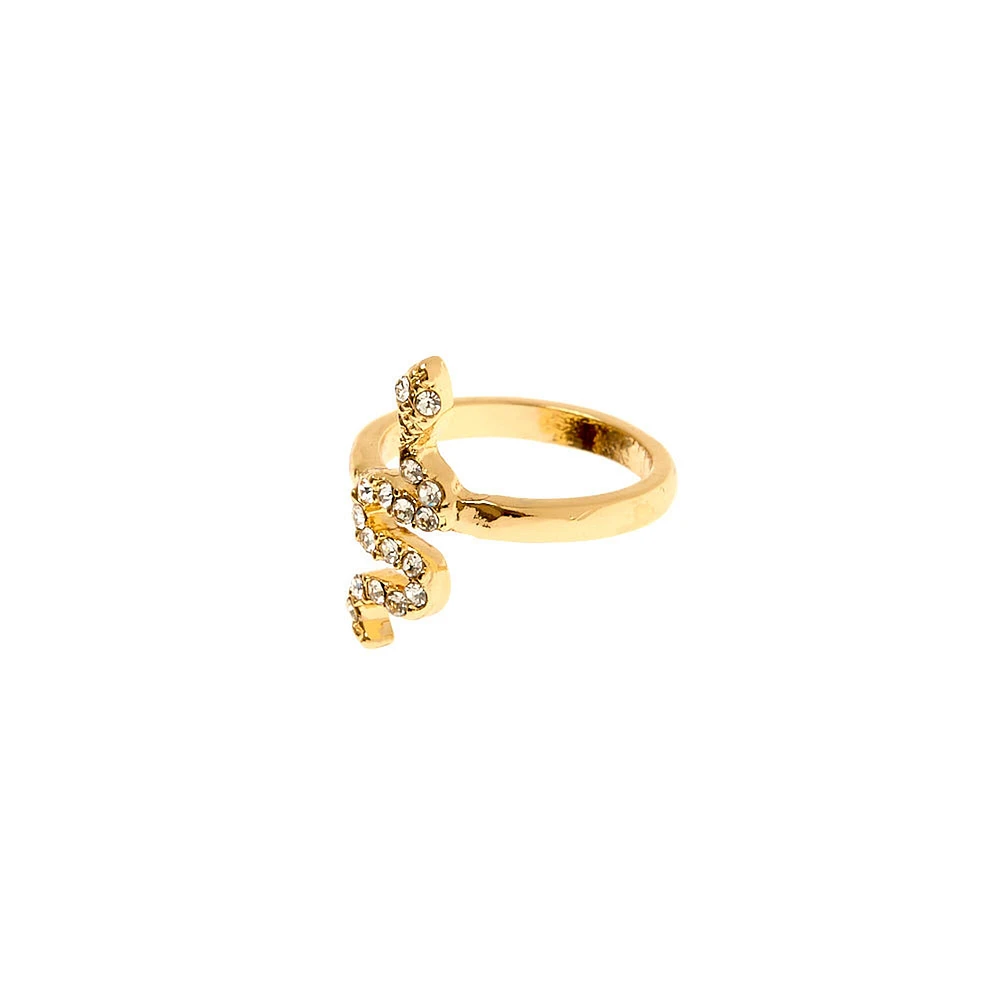 Gold Snake Midi Ring