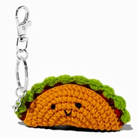 Taco Crocheted Keychain