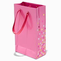 Confetti Design Pink Gift Bag