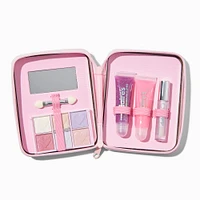 Pink Butterfly Bling Makeup Tin