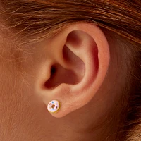 Glitter Sweets Stud Earrings - 6 Pack