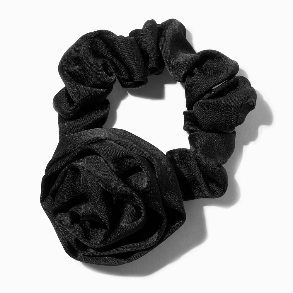 Silky Rose Hair Scrunchie