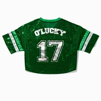 St. Patrick's Day "O'Lucky" Football-Style Jersey