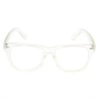 Holographic Retro Clear Lens Frames