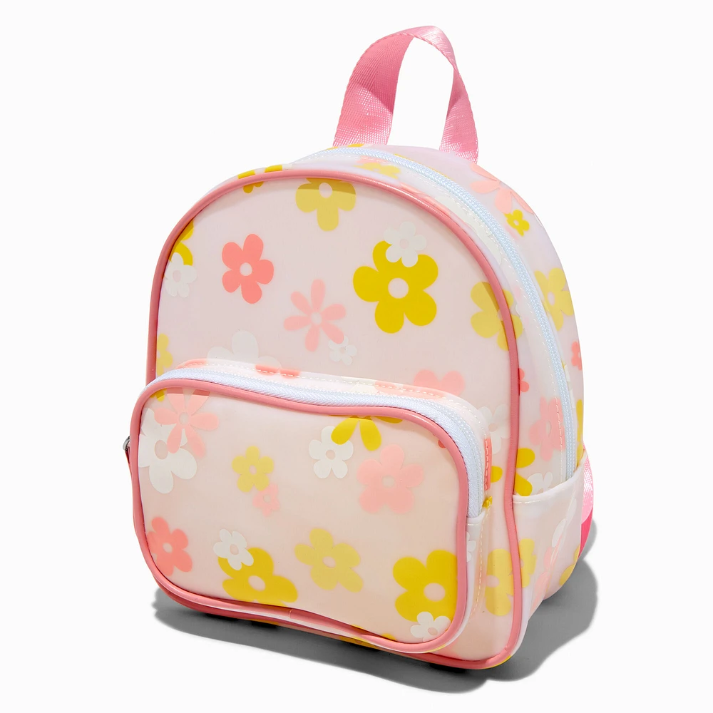 Claire's Club Daisy Print Mini Backpack