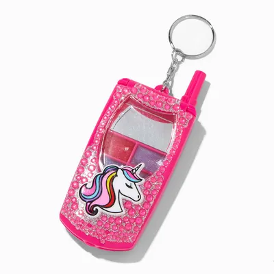 Y2K Unicorn Bling Flip Phone Lip Gloss Set