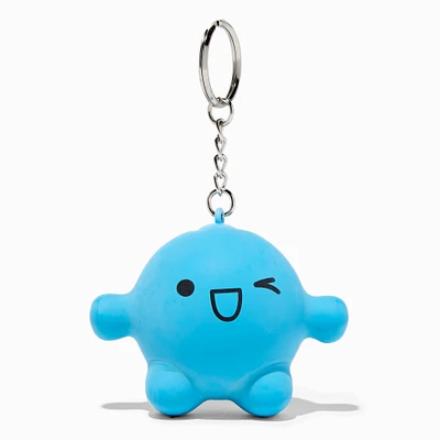 Blue Man Stress Ball Keychain