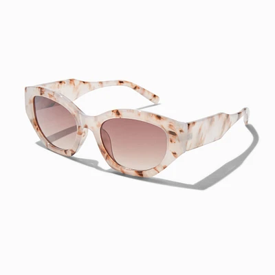 Pink Tortoiseshell Retro Sunglasses