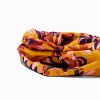 Fall Flowers Twisted Headwrap