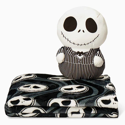 The Nightmare Before Christmas™ ''Swirly Nightmare'' Silk Touch Blanket & Hugger Pillow Set (ds)