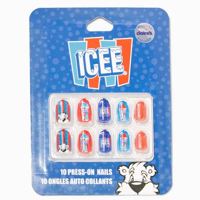 ICEE® Claire's Exclusive Stiletto Press On Vegan Faux Nail Set - 10 Pack