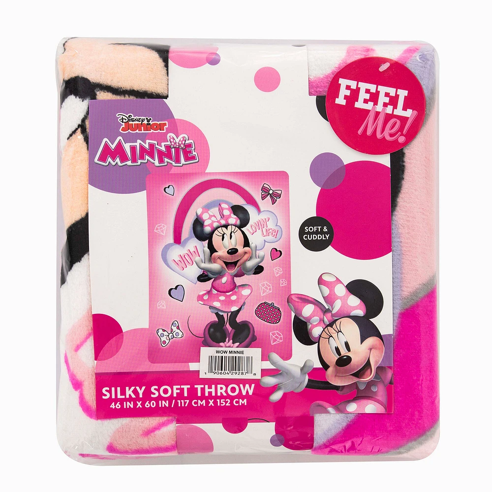 Disney Minnie Mouse Silk Touch Throw Blanket