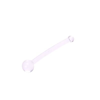 Clear 18G Ball Retainer Nose Stud