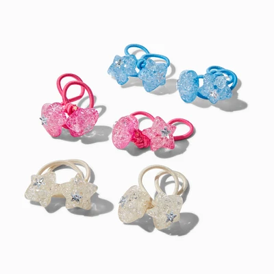 Claire's Club Starry Hair Ties - 6 Pack