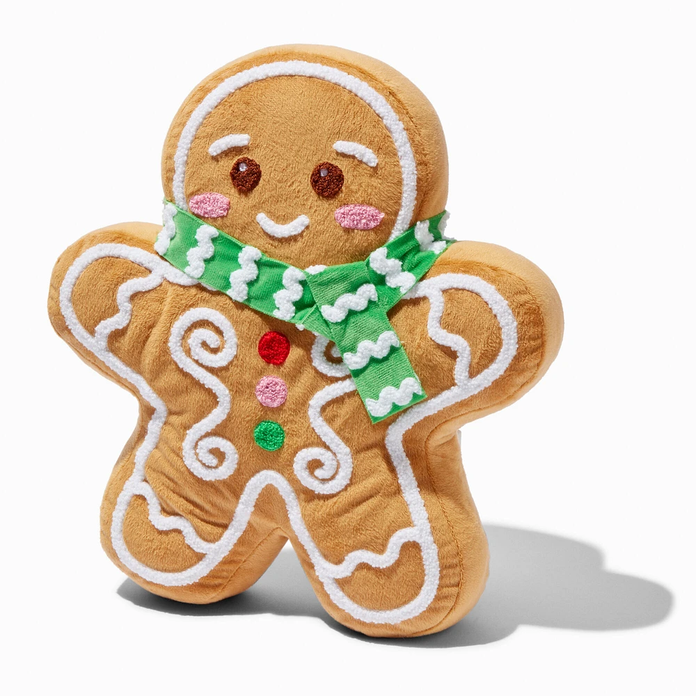 Plush Gingerbread Man Pillow